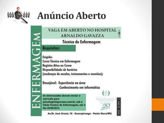 Anúncio Aberto  