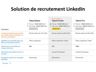 Solution de recrutement LinkedIn<br />Détails<br />