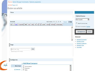 Comment écrire un article ?  