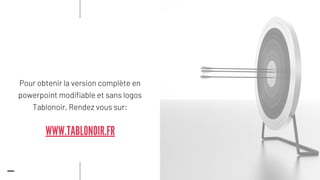 Pour obtenir la version complète en
powerpoint modifiable et sans logos
Tablonoir, Rendez vous sur:
WWW.TABLONOIR.FR
 