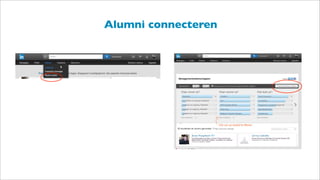 Alumni connecteren
 