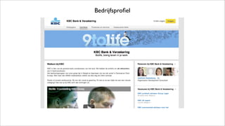 Bedrijfsproﬁel
 