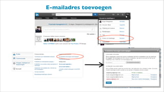 E-mailadres toevoegen
 
