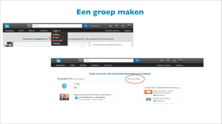 Een groep maken
 