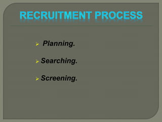  Planning.
 Searching.
 Screening.
 