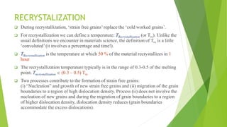 Re-crystallization | PPT