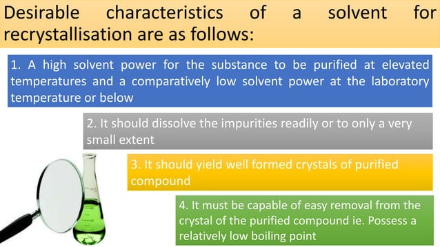Recrystallisation | PPTX | Chemistry | Science