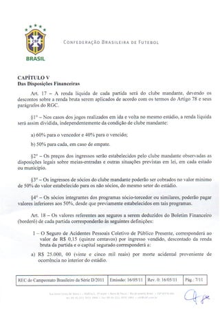 Série D 2011 - Regulamento da competição