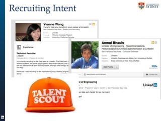 Recruiting Intent

 