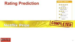 Rating Prediction




                    22
 