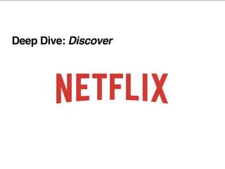 Deep Dive: Discover
 