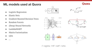 Challenges
● Personalization
● Explicit v.s. implicit user feedback
● Explore v.s. exploit and the filter bubble
● Business logic in your system
● Trade-offs between different optimization goals
● Explain the recommendations
● ...
 
