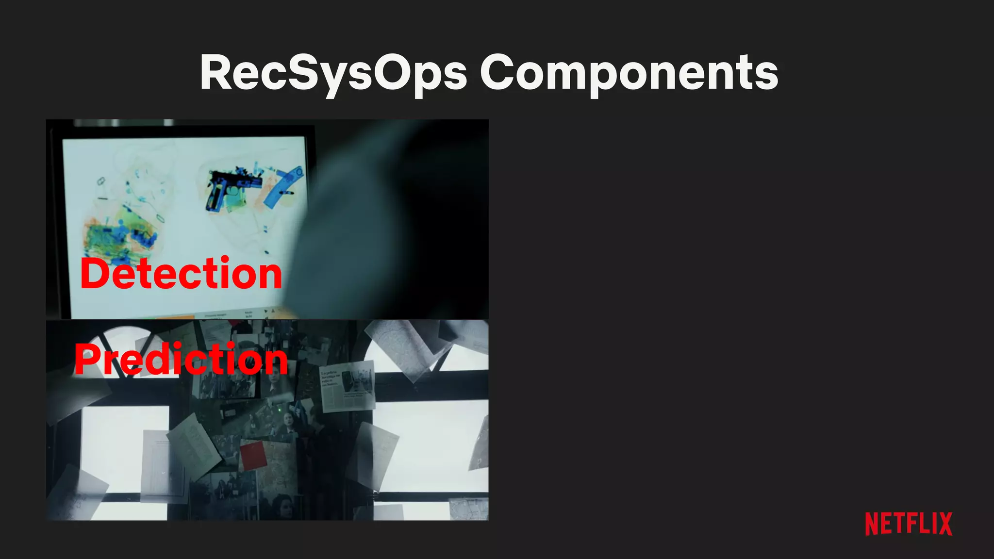 RecSysOps Components
Detection
Prediction
 