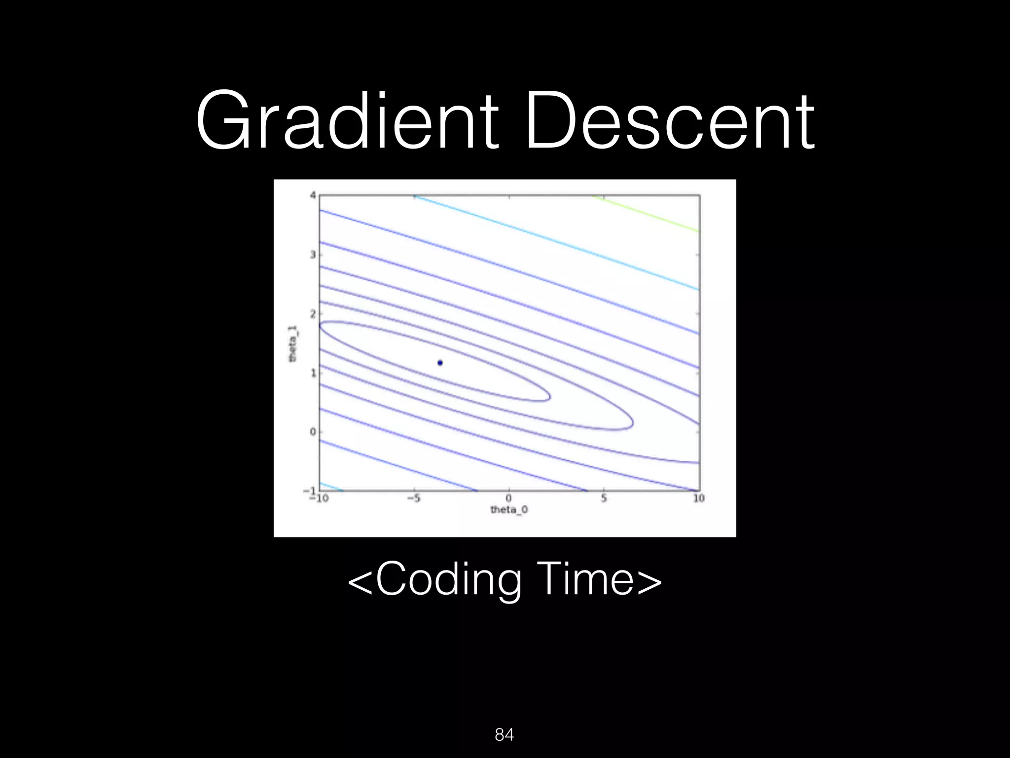 Gradient Descent
<Coding Time>
84
 