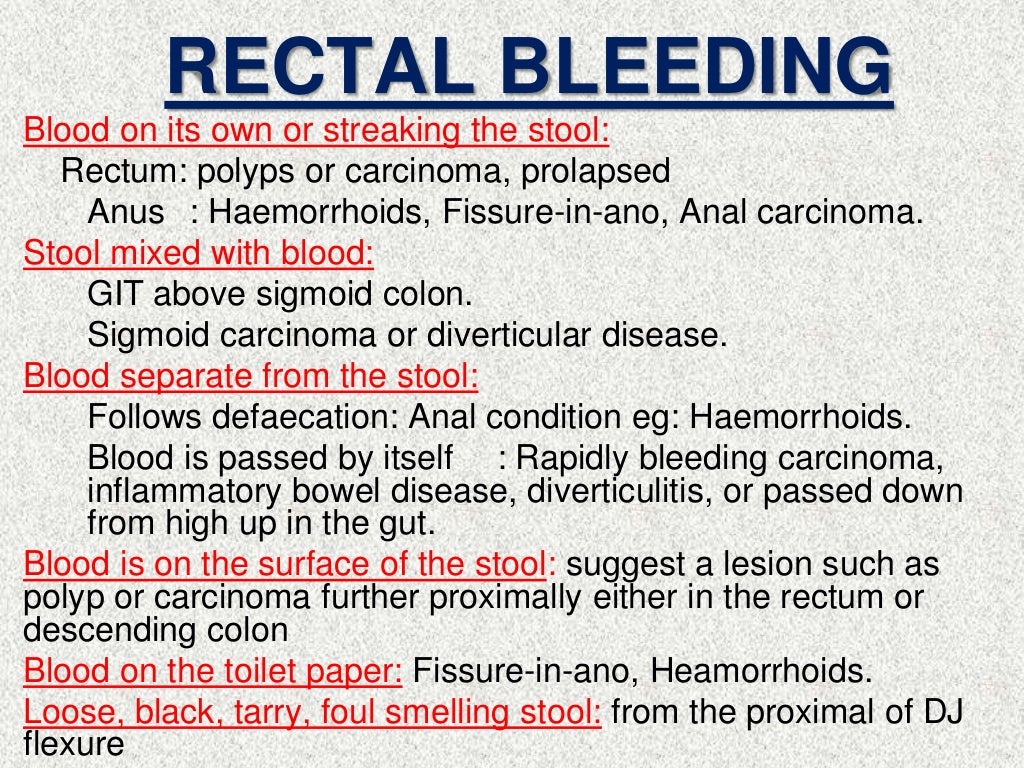 Rectal bleeding