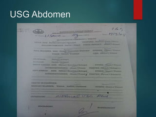 USG Abdomen
 