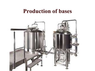 Production of bases
 