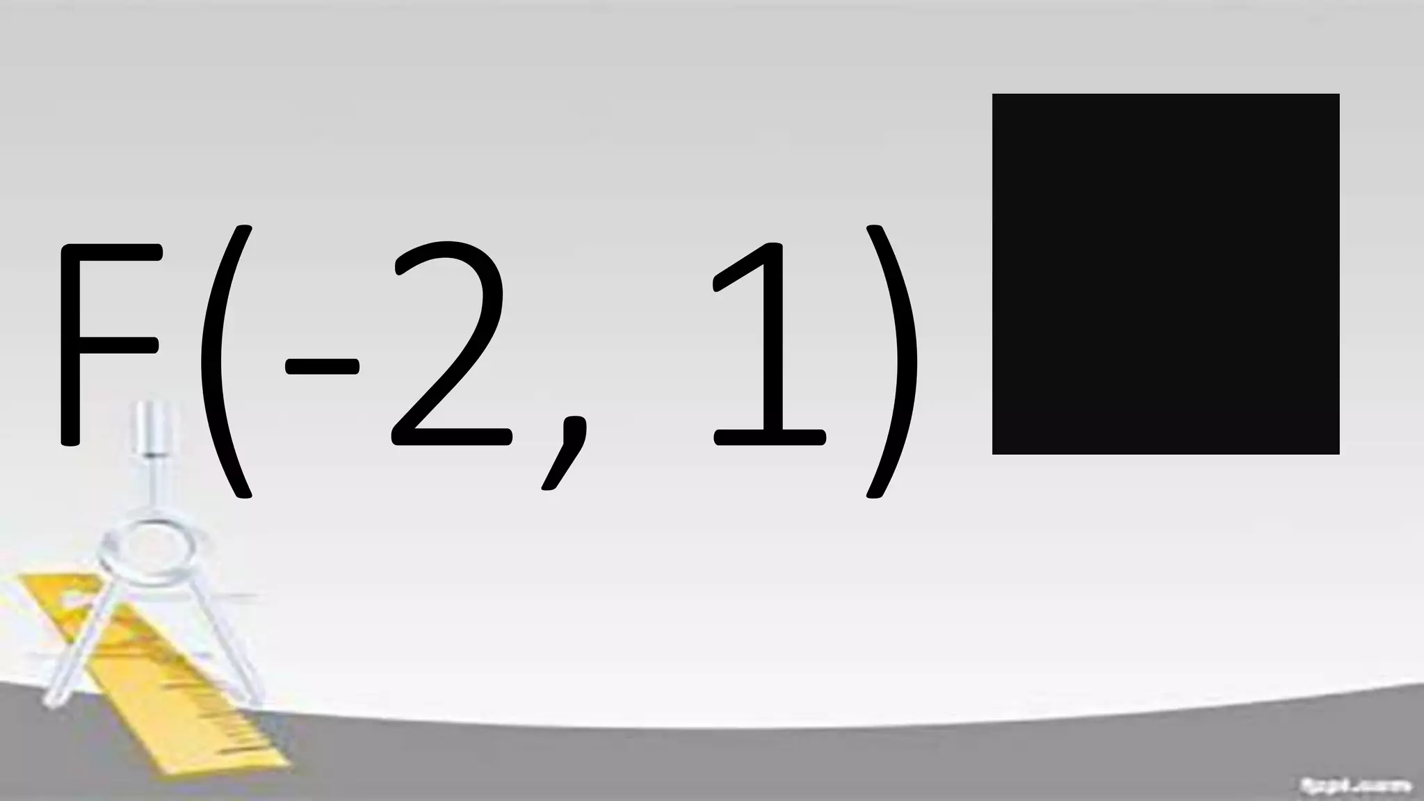 F(-2, 1)
 