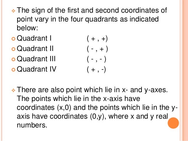 Rectangular coordinate system