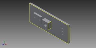 Rectangular plate