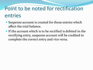 Rectification of errors for class XI | PPTX