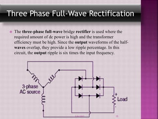 3 phase rectifier ppt discount