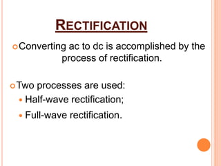 Rectifier | PPTX