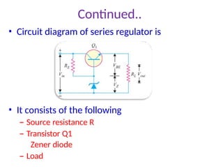 Regulating Resistor Comprehensive Lecture on Power Supply Design: Rectifiers and Voltage ...