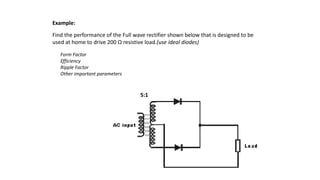 Rectifiers (ac dc) | PPTX