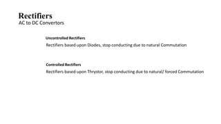 Rectifiers (ac dc) | PPTX