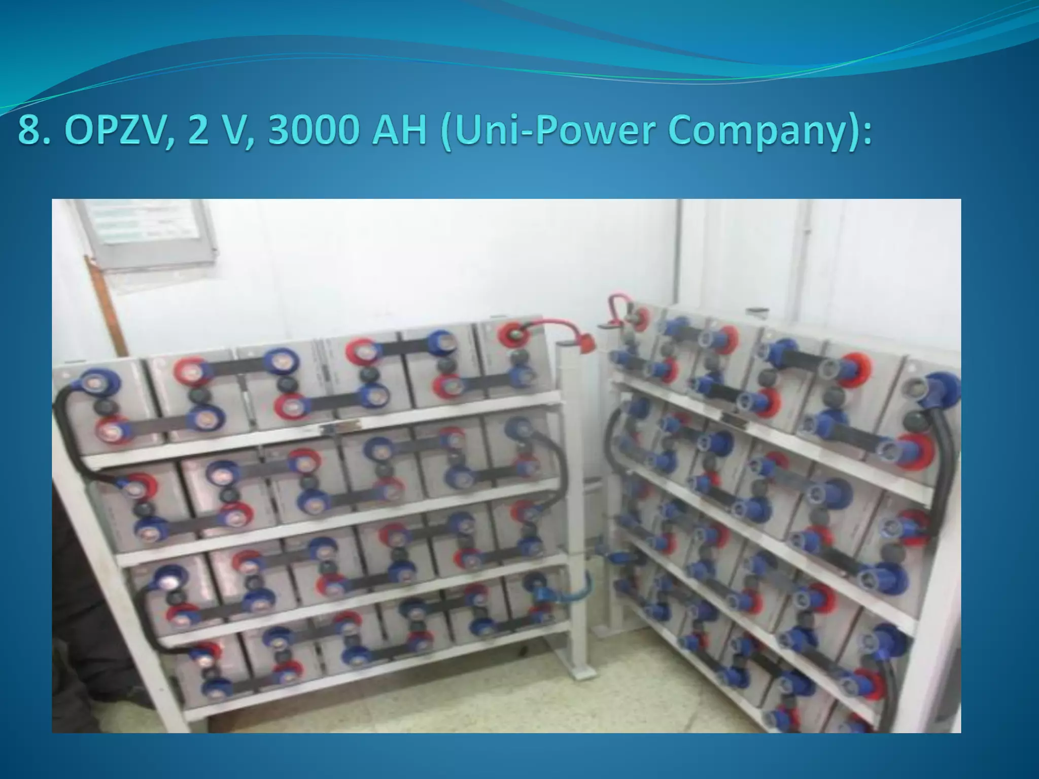 Rectifiers and Back up Batteries at Telecom Sites