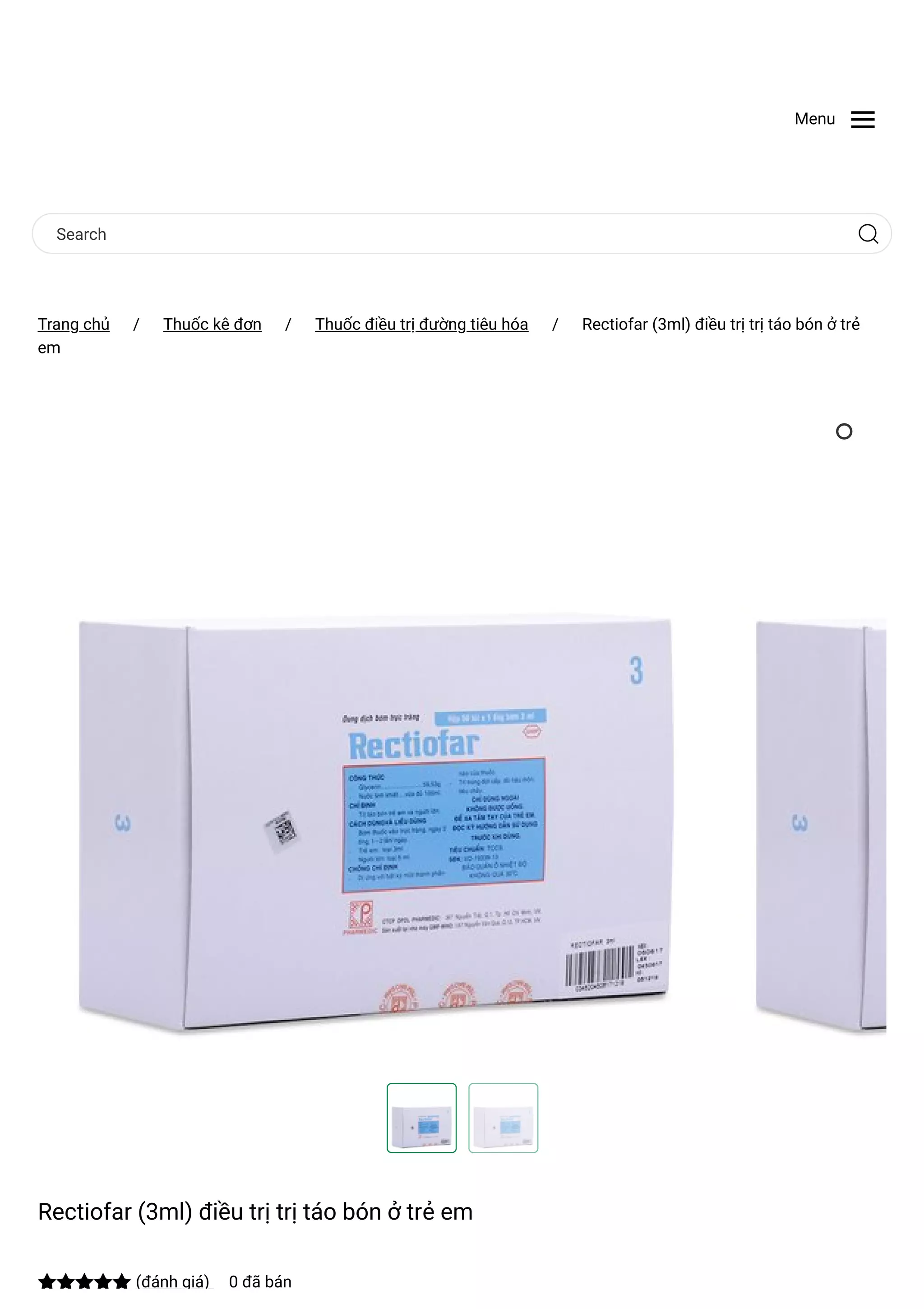 Rectofar Thuoc Rectiofar: Cong dung, lieu dung va cach dung | PDF