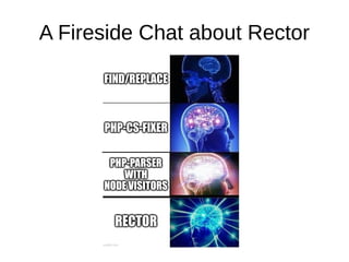A Fireside Chat about Rector
 