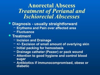 Comprehensive Overview of Common Anorectal Problems and Treatments | PPTX