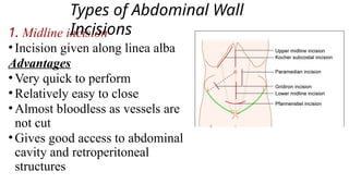 Rectus Sheath And Abdominal Incisions PPT | PPTX