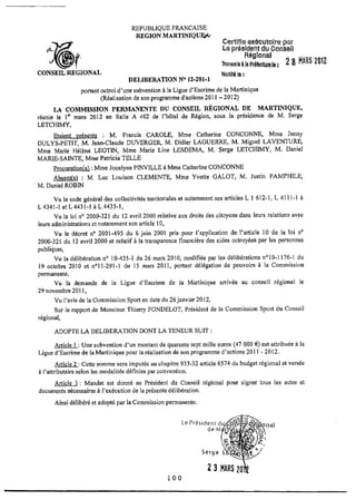 Recueil des actes administratifs mars 2012