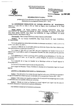 Recueil des actes administratifs mars 2012