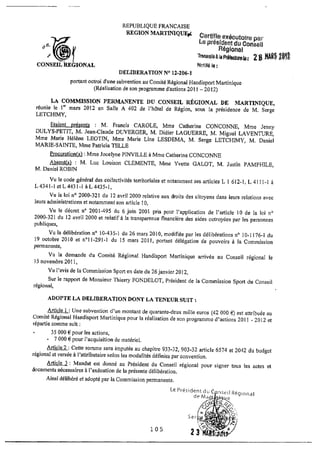 Recueil des actes administratifs mars 2012