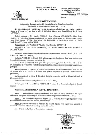 Recueil des actes administratifs mars 2012