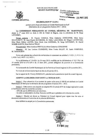 Recueil des actes administratifs mars 2012