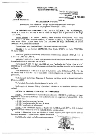 Recueil des actes administratifs mars 2012