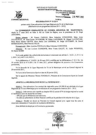 Recueil des actes administratifs mars 2012