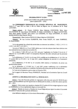 Recueil des actes administratifs mars 2012