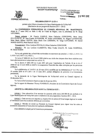 Recueil des actes administratifs mars 2012