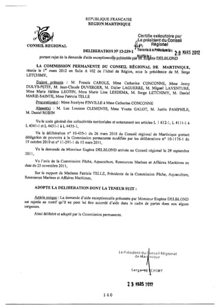 Recueil des actes administratifs mars 2012