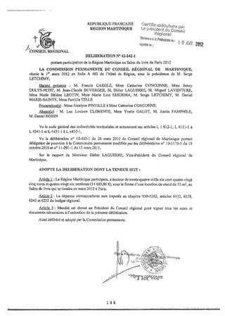 Recueil des actes administratifs mars 2012