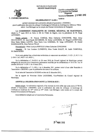 Recueil des actes administratifs mars 2012