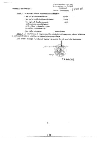 Recueil des actes administratifs mars 2012