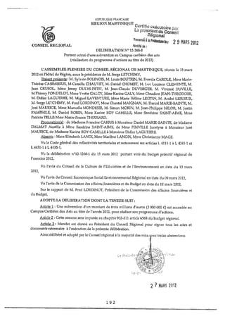 Recueil des actes administratifs mars 2012