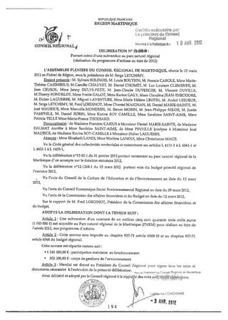 Recueil des actes administratifs mars 2012